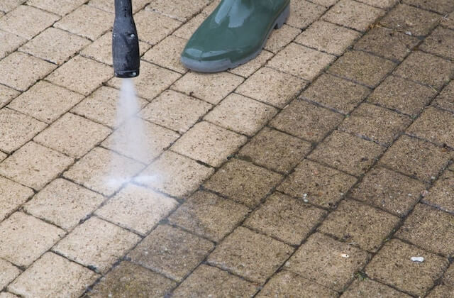 plano patio cleaning